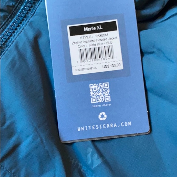 white sierra zephyr jacket